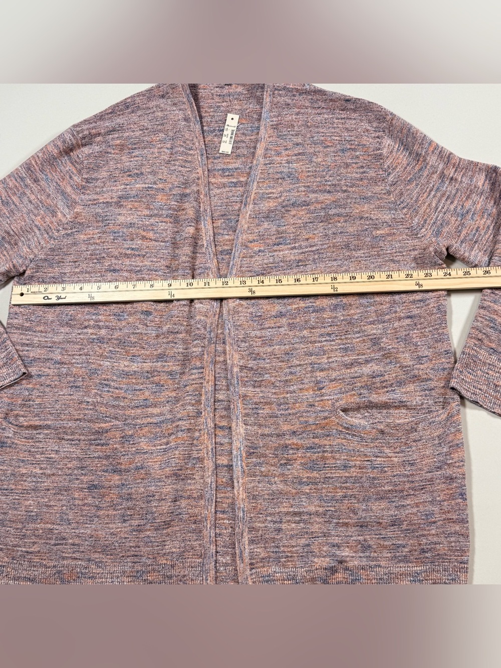 NWT Madewell Marled Summer Ryder Cardigan Sweater Multicolor Boho Coastal Size L - Picture 7 of 9